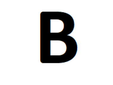 B